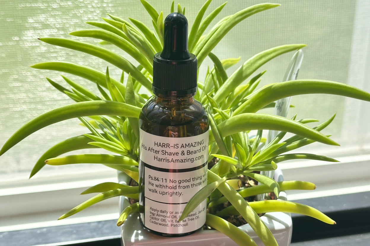 His After Shave and Beard Oil - 1oz