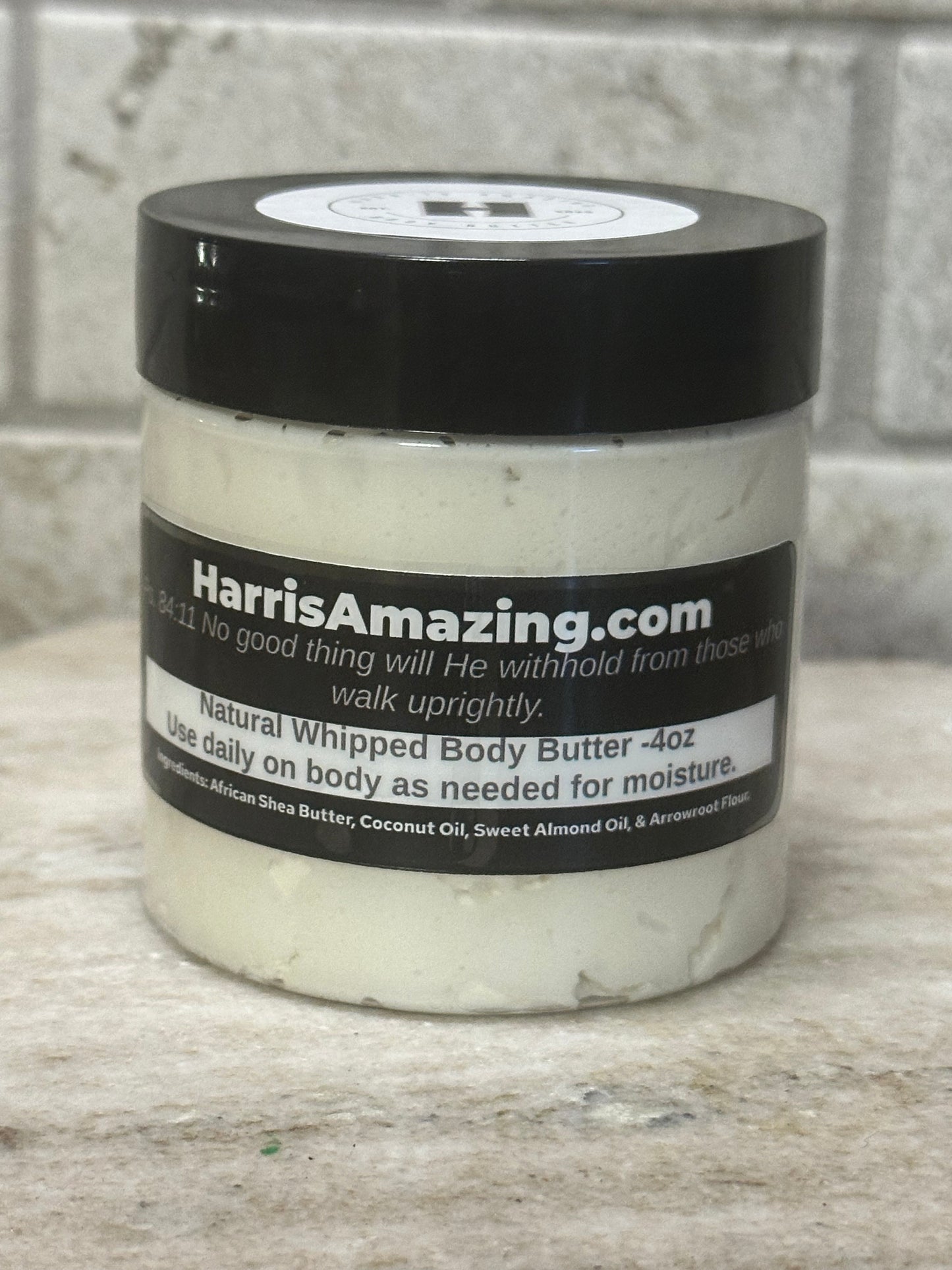 Moisturizing and Hydrating Whipped Body Butter with African Shea- Unisex.