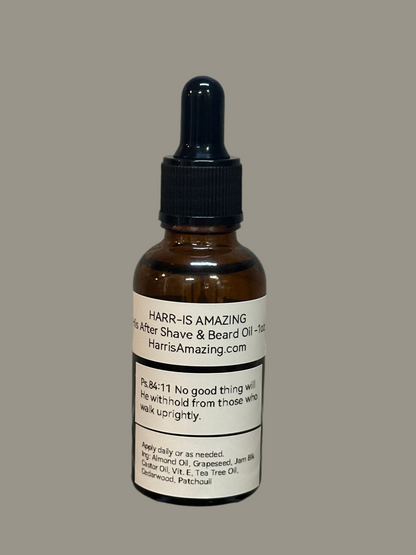 His After Shave and Beard Oil - 1oz