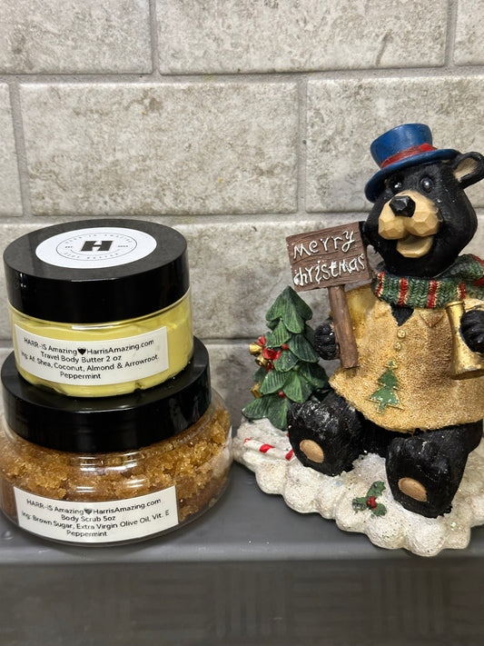 Brown Sugar Scrub & Body Butter Gift Set