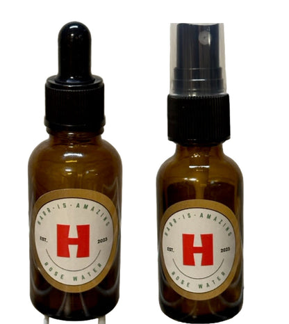 Daily Moisture Boost Serum- Unisex. Our Preservative Free Rose Water/Hydrosol + Hyaluronic Acid - 1oz    *MUST REFRIGERATE*