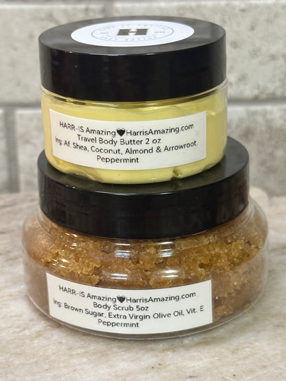 Brown Sugar Scrub & Body Butter Gift Set