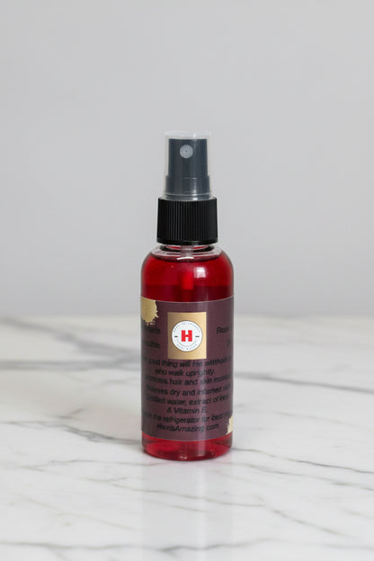 Rose Water/Hydrosol Preservative Free with Vit. E - Unisex.  Daily Skin Toner, Hydrator & Hair, Scalp Moisturizer.  *MUST REFRIGERATE*