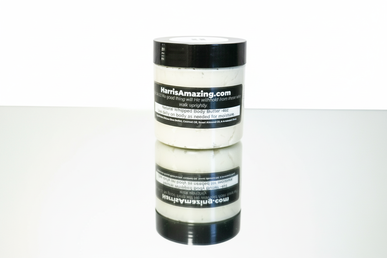 Moisturizing and Hydrating Whipped Body Butter with African Shea *Unisex.