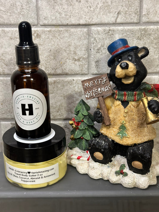 His After Shave & Beard Oil and Body Butter Gift Set